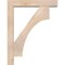 Ekena Millwork Westlake Block Smooth Bracket w/ Offset Brace, Douglas Fir, 5 1/2"W x 28"D x 36"H BKT0604X28X36WTL05SDF - alternate 3